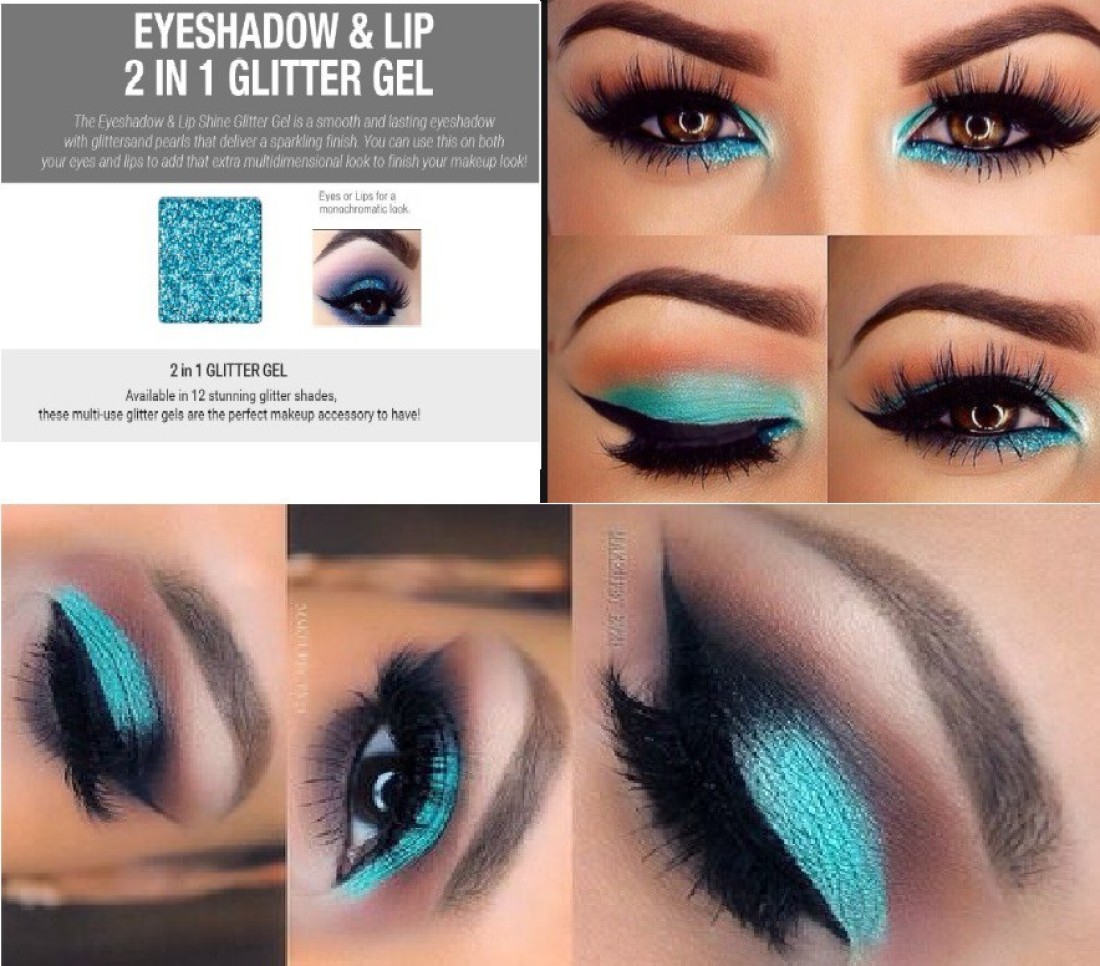 New Glitter Eye Shadow Professional Makeup Monochrome Shining