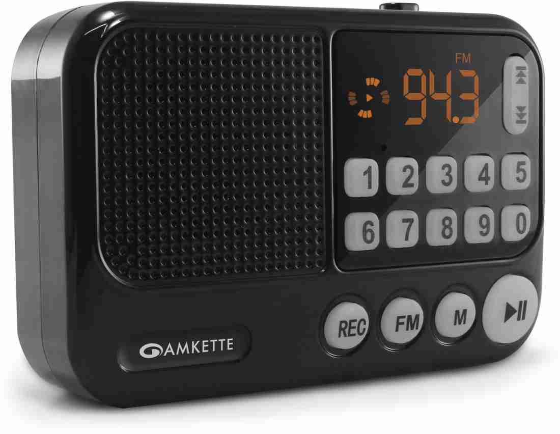 AMKETTE Pocket FM Portable Multimedia Bluetooth Speaker with