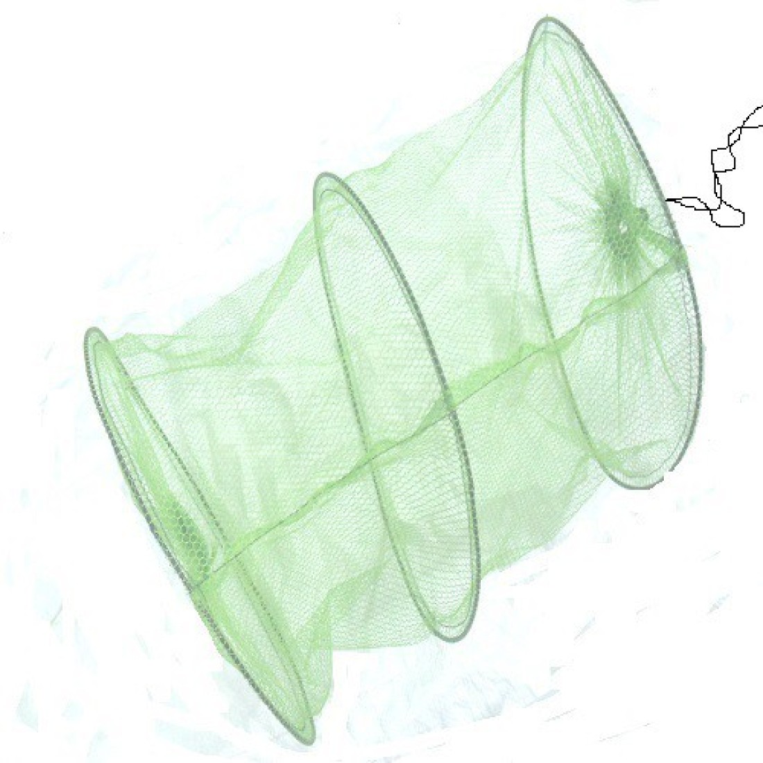 Fishing Storage Net Bag,Fish Foldable Keeping Net Bag,0.5 Mesh