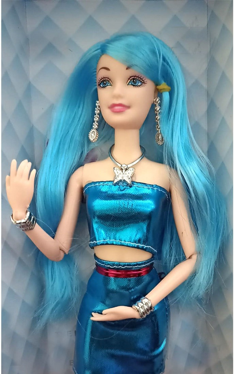 Green hot sale hair barbie