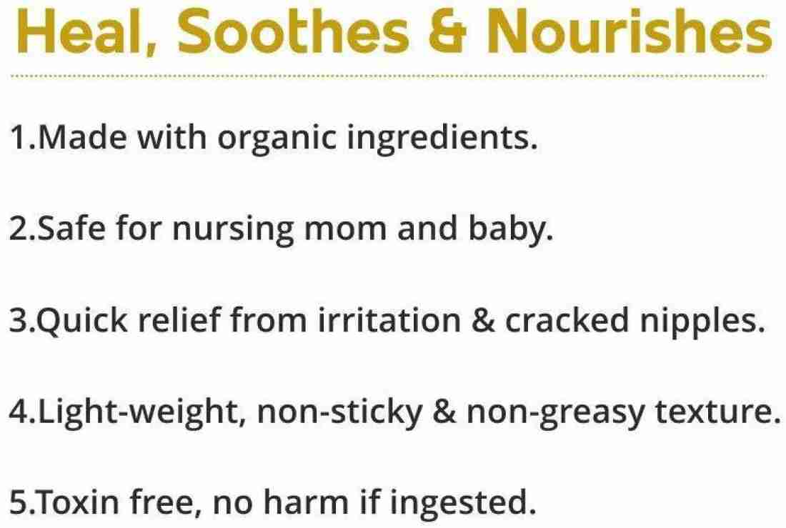 Mother Sparsh Natural Nipple Butter for Breastfeeding Moms, Virgin Coconut  Oil and Organic Shea Butter (25gm) 