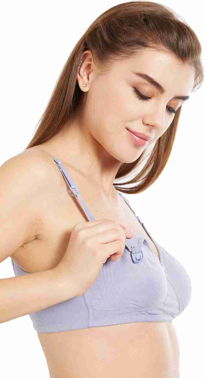 Buy Inner Sense Organic Cotton Antimicrobial Nursing Bra Pack of 2