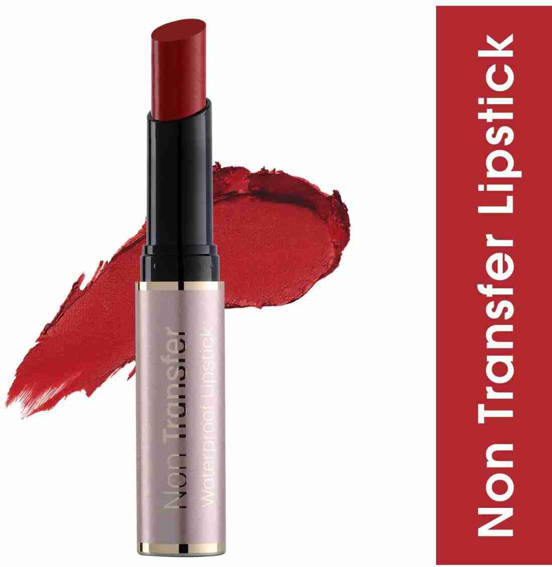 Swiss Beauty Non Transfer Waterproof Lipstick - 407 Russian Red