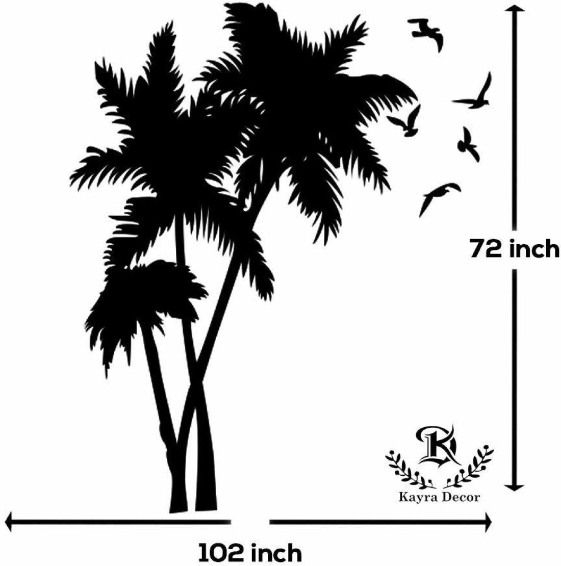 Palm Tree 102 Stencil