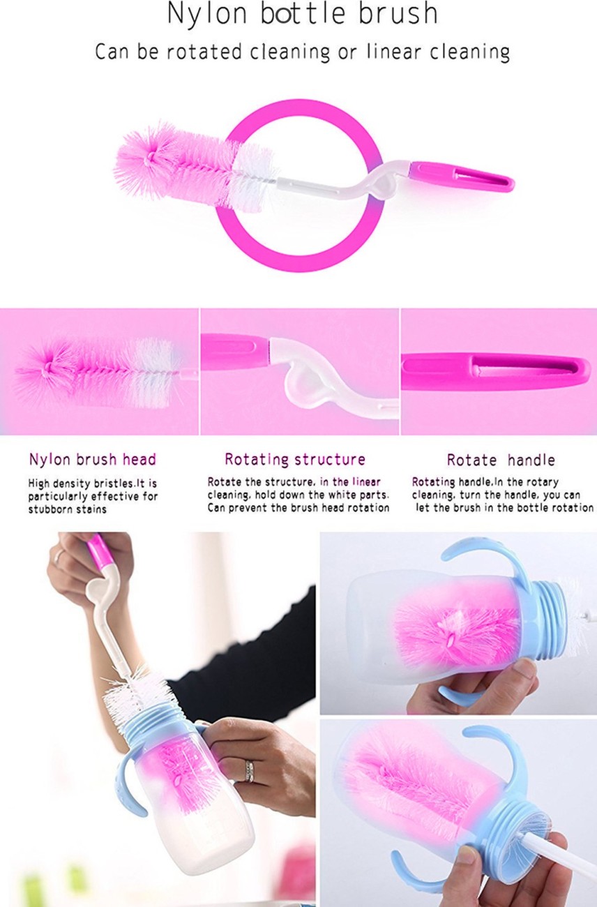 2PCS Cup Brush, Cup Lid, Bottle Brush, Bottle, Nipple, Water Cup