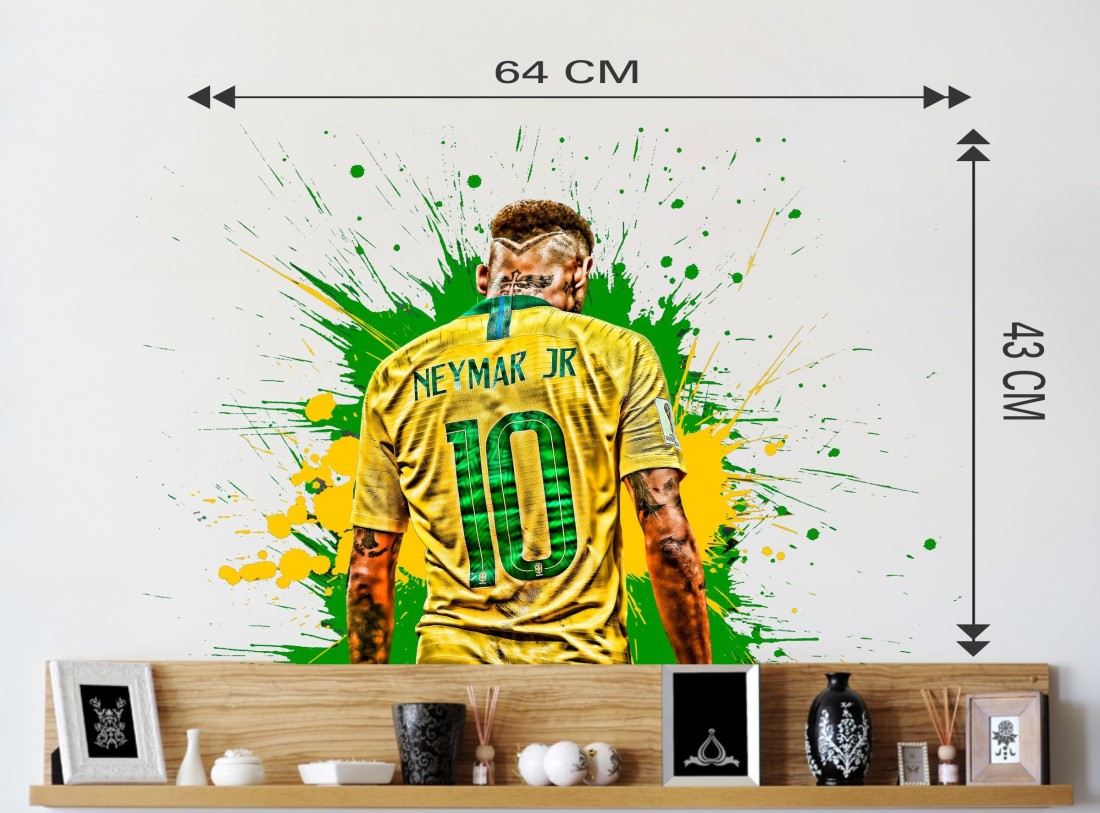 Saiii Designs 3 cm Brazil neymar jr jersey Self Adhesive Sticker Price in  India - Buy Saiii Designs 3 cm Brazil neymar jr jersey Self Adhesive  Sticker online at