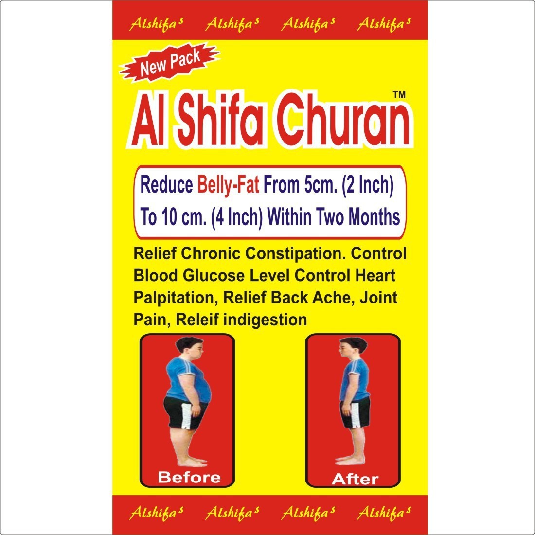 Fat Reducer & Alshifa Churan combo pack