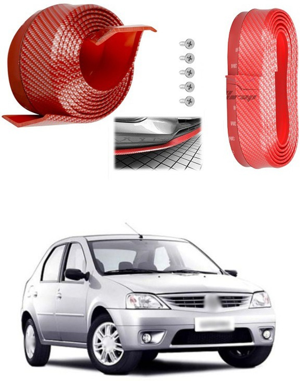 PECUNIA Car Body Bumper Rubber Edge Trim Protector for UNIVERSAL