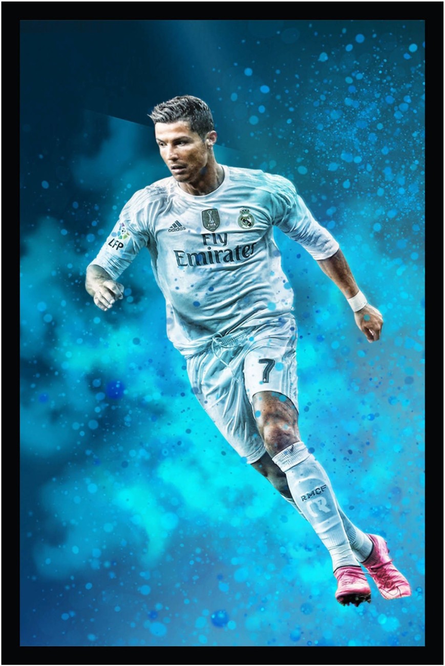 Cristiano Ronaldo Poster with Frame F-29 Paper Print - Personalities,  Sports posters in India - Buy art, film, design, movie, music, nature and  educational paintings/wallpapers at