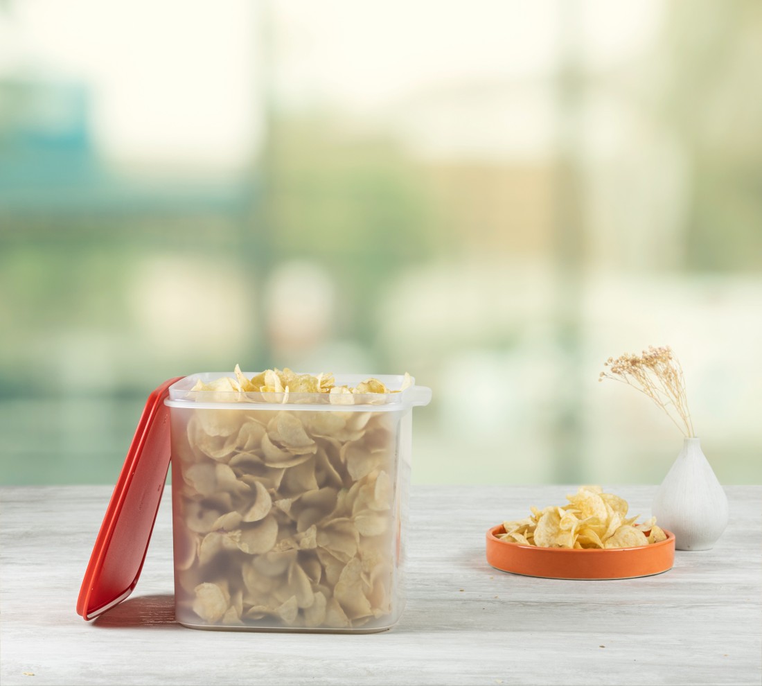 Tupperware Smart Storer Square Container 2.5l 2pc