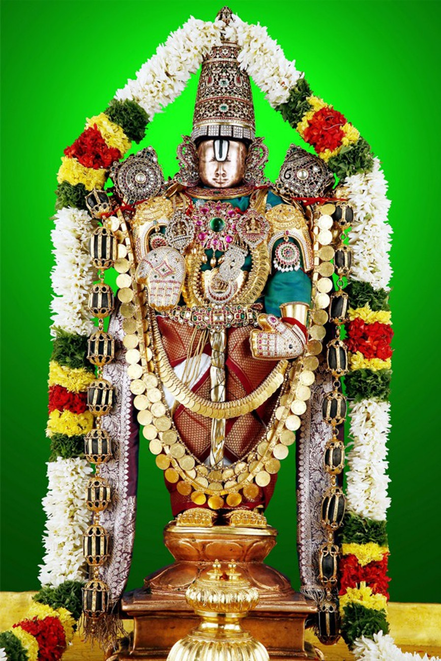 Lord venkateswara swamy Painting Poster Waterproof Vinyl Sticker ...