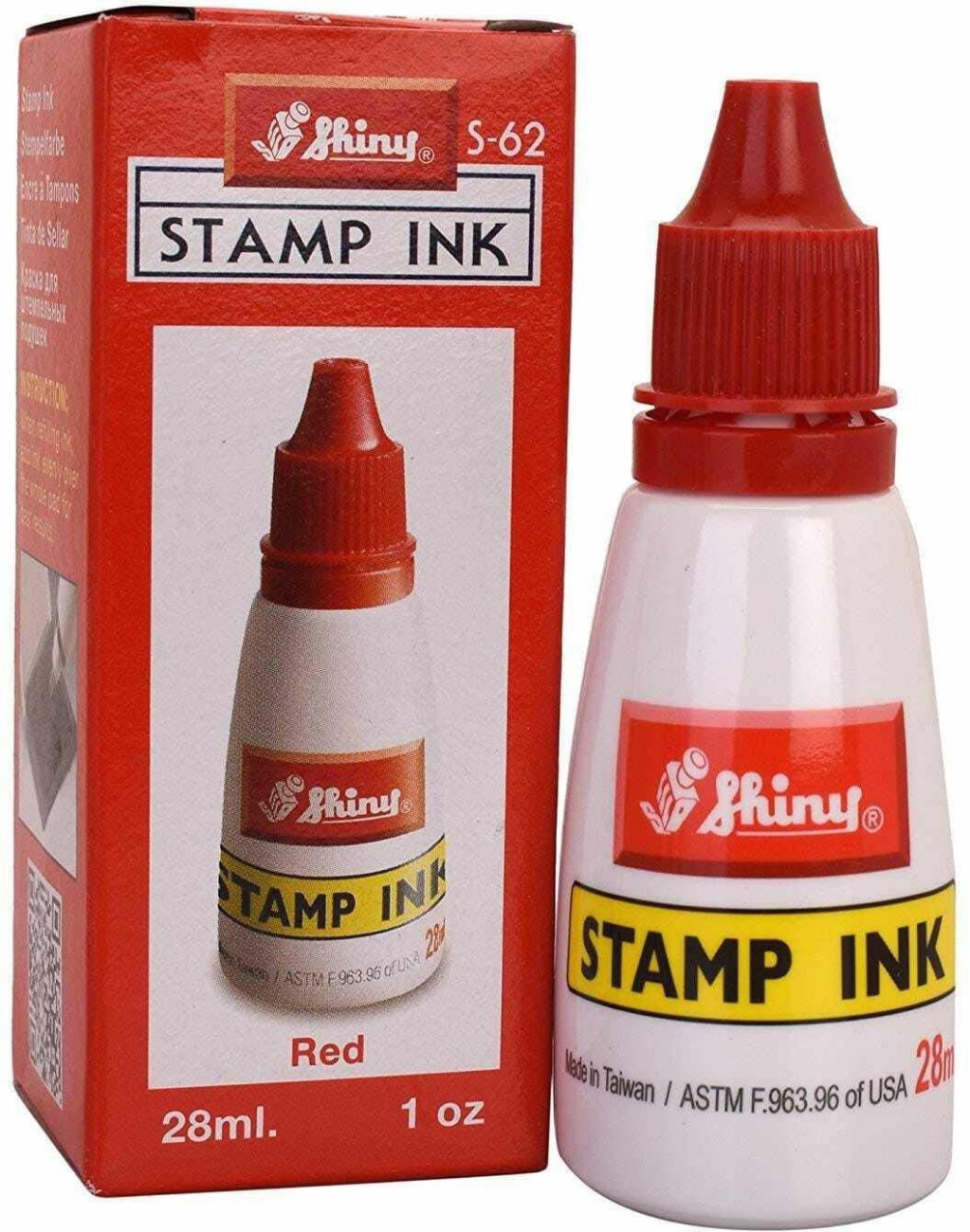 SHINY Ink Pad Stamp red Stamp Pad Ink Price in India - Buy SHINY Ink Pad  Stamp red Stamp Pad Ink online at