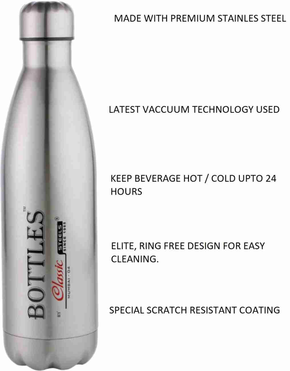 Classic Steels Vacuum Insulated 24 Hours Hot N Cold Bottle