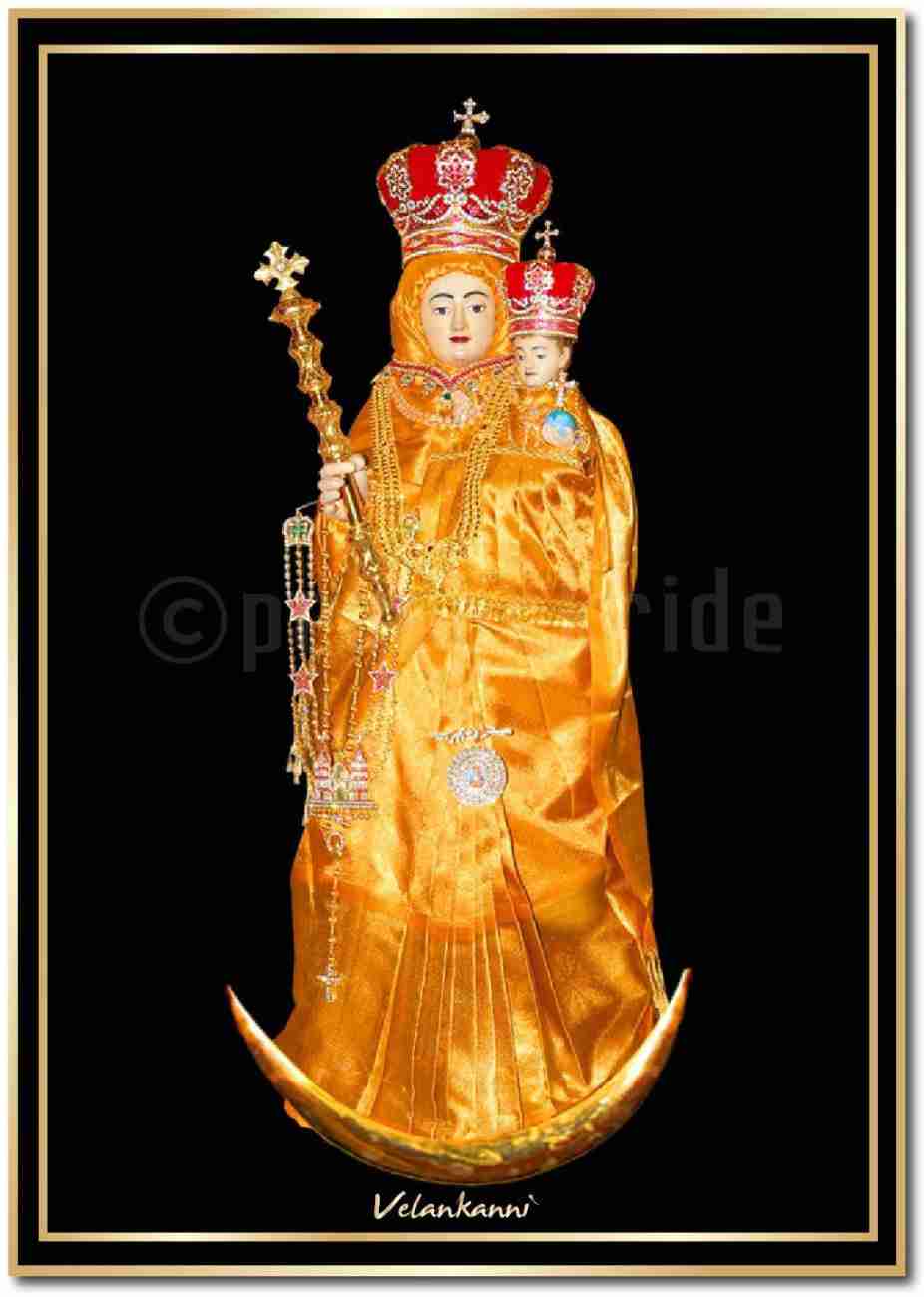 Our Lady of Velankanni I Velankanni Matha I Jesus Christ I Wall ...