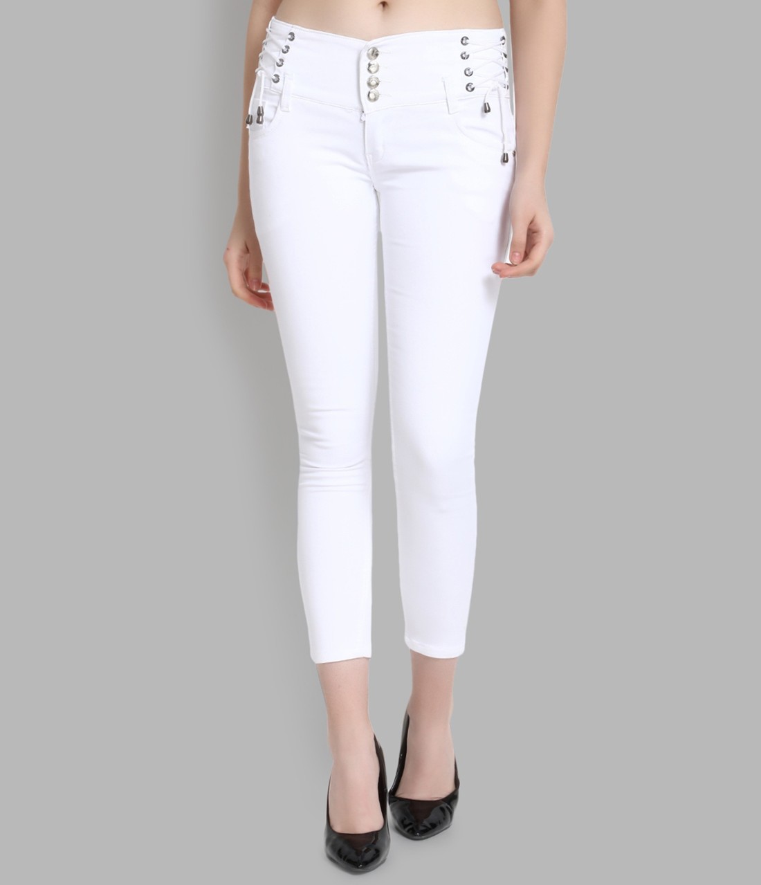 White jeans best sale online shopping