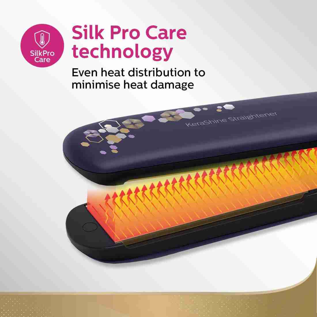 Philips hair discount straightener silk pro