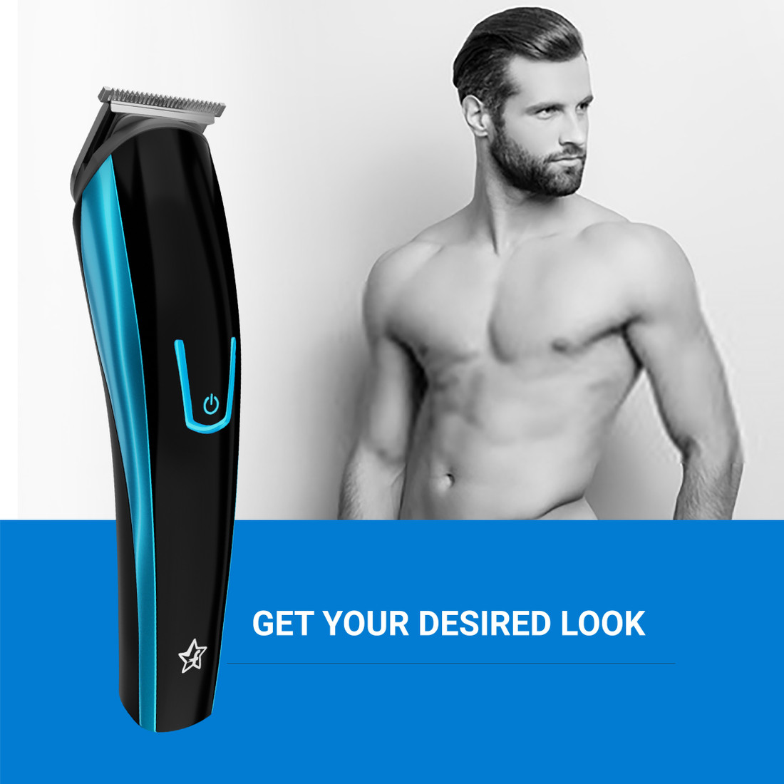 Flipkart SmartBuy M4D12B Runtime 60 min Cordless USB Trimmer for Men