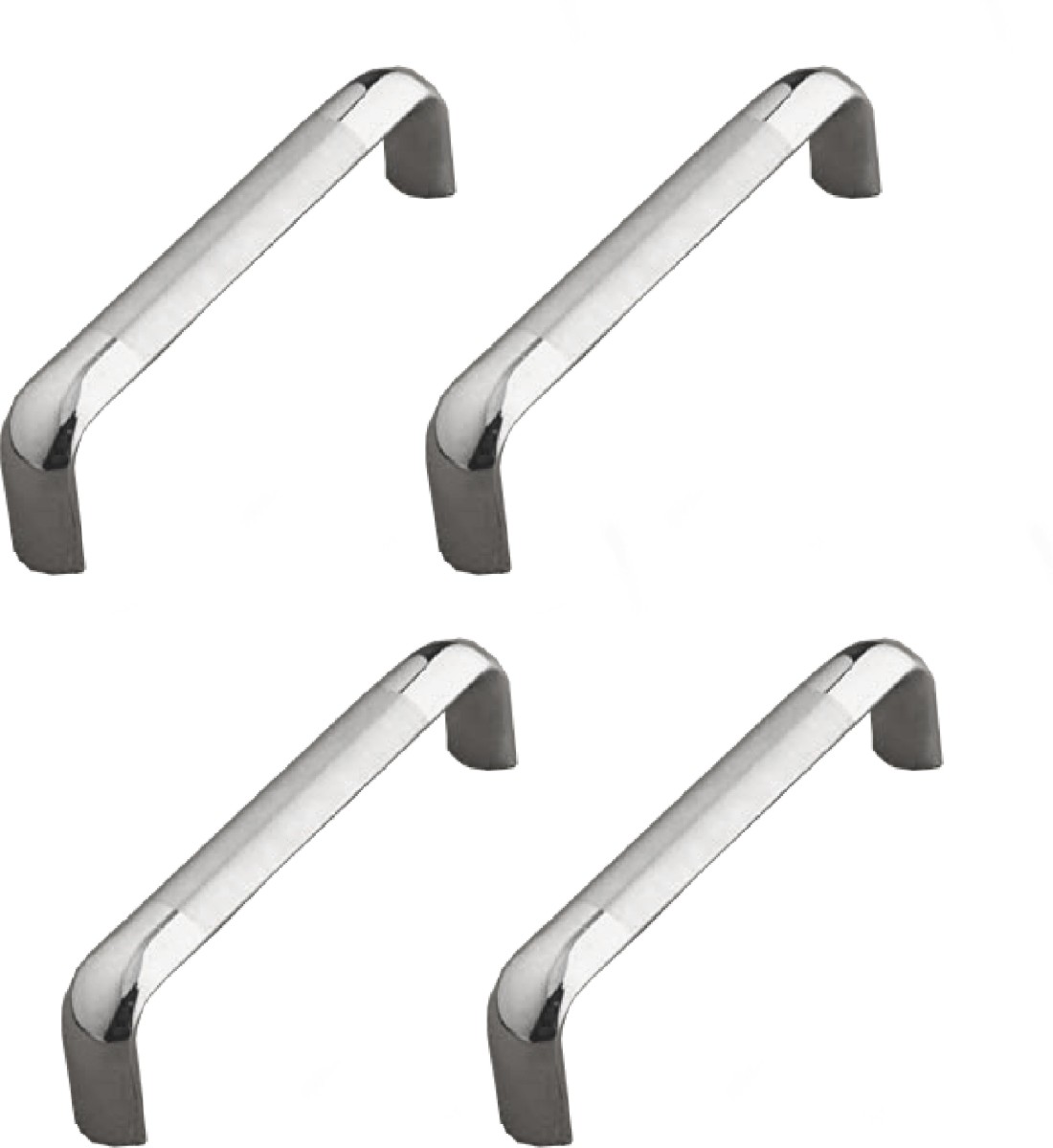 Life Vision Premium Quality Cabinet / Drawer / Cupboard Handles 202  Stainless Steel Heavy H Two Ton Type Size 6 Inch Pack of 2 Piece Include  Screws