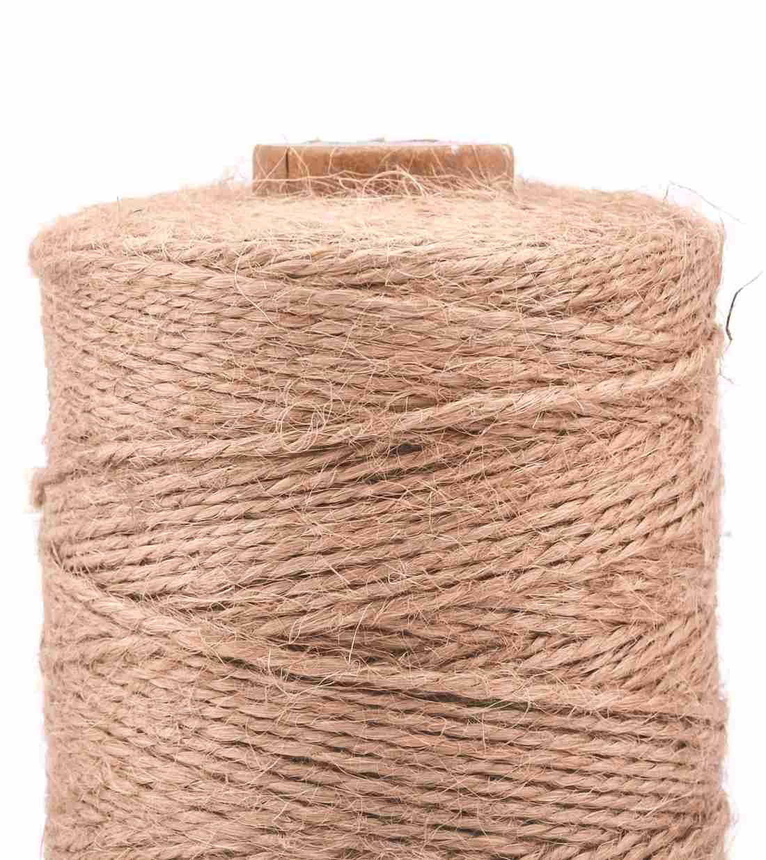 NSB01 Jute Twine String 250 mtr 2 Ply Strong Thick Jute Rope 820 feet 2 Ply  Thick and Strong for Craft and Grossery - Jute Twine String 250 mtr 2 Ply  Strong
