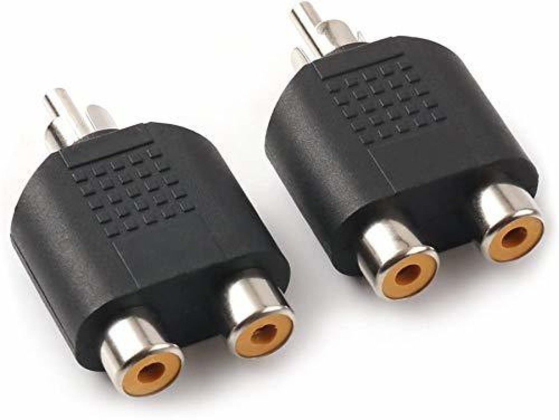 ATEKT rca cable Audio (6 cm wire )Video In-Line Jack Adapter pack of 5 rca  cable Wire Connector Price in India - Buy ATEKT rca cable Audio (6 cm wire  )Video In-Line