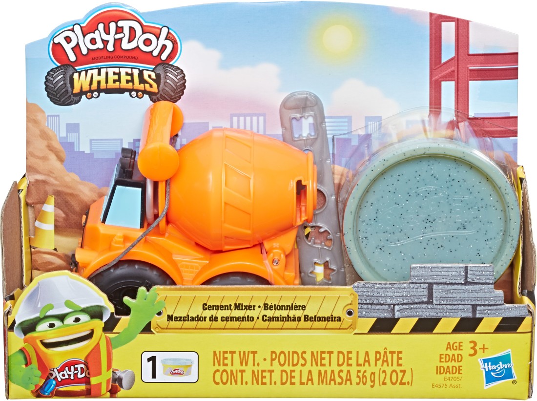 Play doh wheels store cement mixer