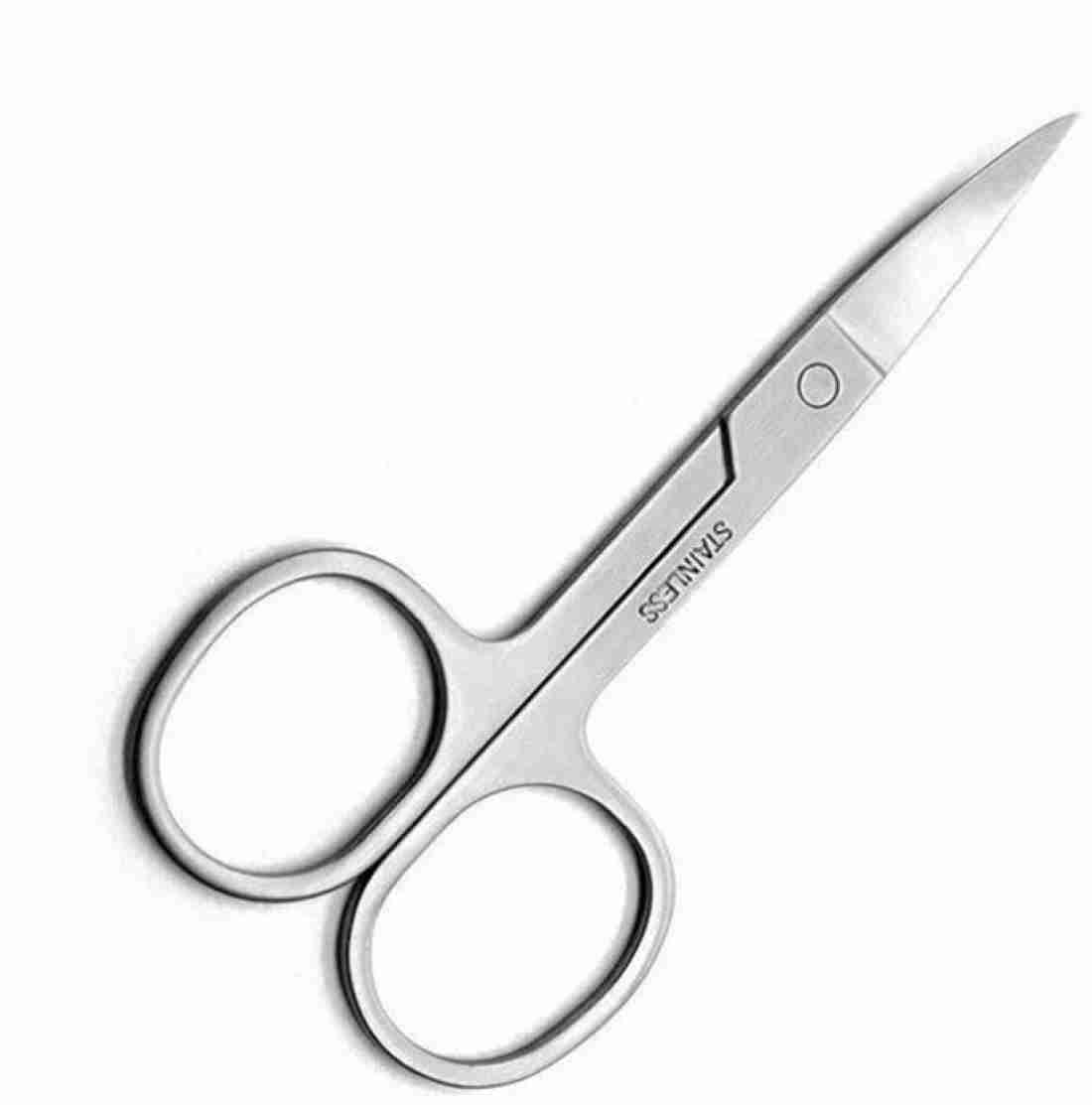 Nyamah Sales Eyebrow Threading Cotton Threads and Stainless Steel Scissor and Tweezers for Hair and Eyebrows Personal Care Tools Set (3 Pcs)