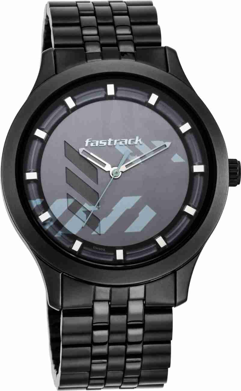 Fastrack black 2024 watch flipkart