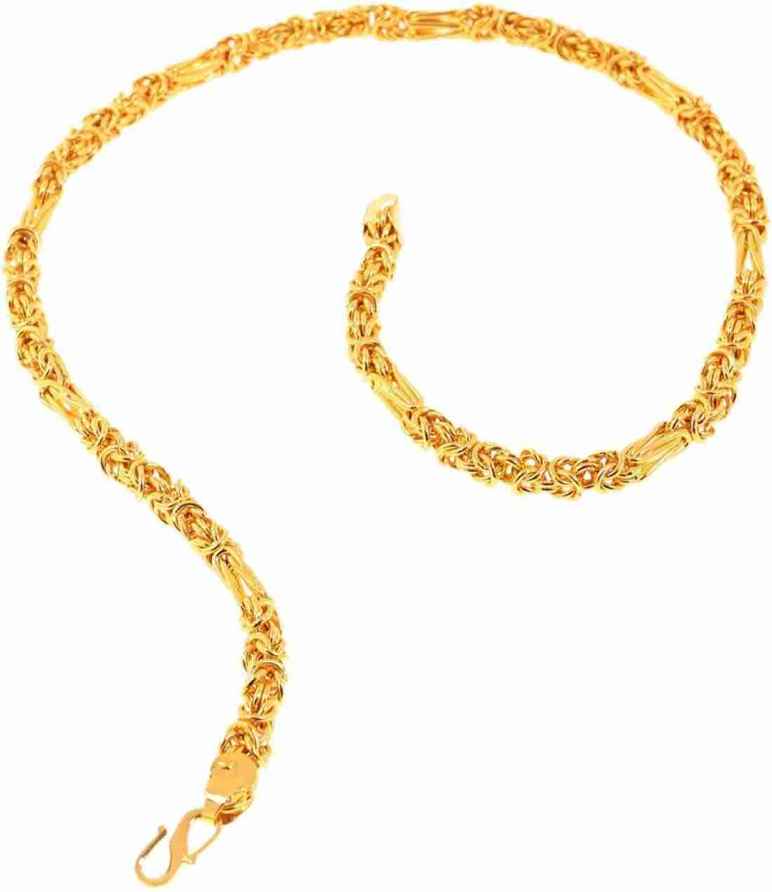 Gold Plated Heavy Men Chain Real Gold Bentex