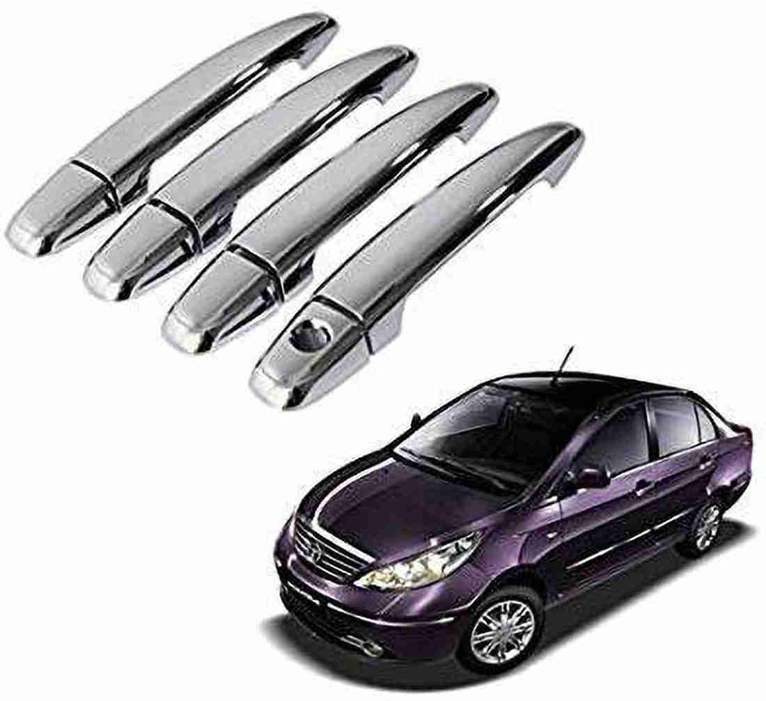 AUTONEST Chrome Car Door Handle Covers Set of 4 for Tata Indigo