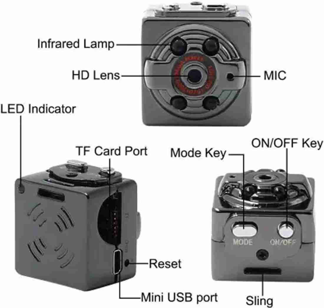 Hidden mini camera sq8 night vision clearance