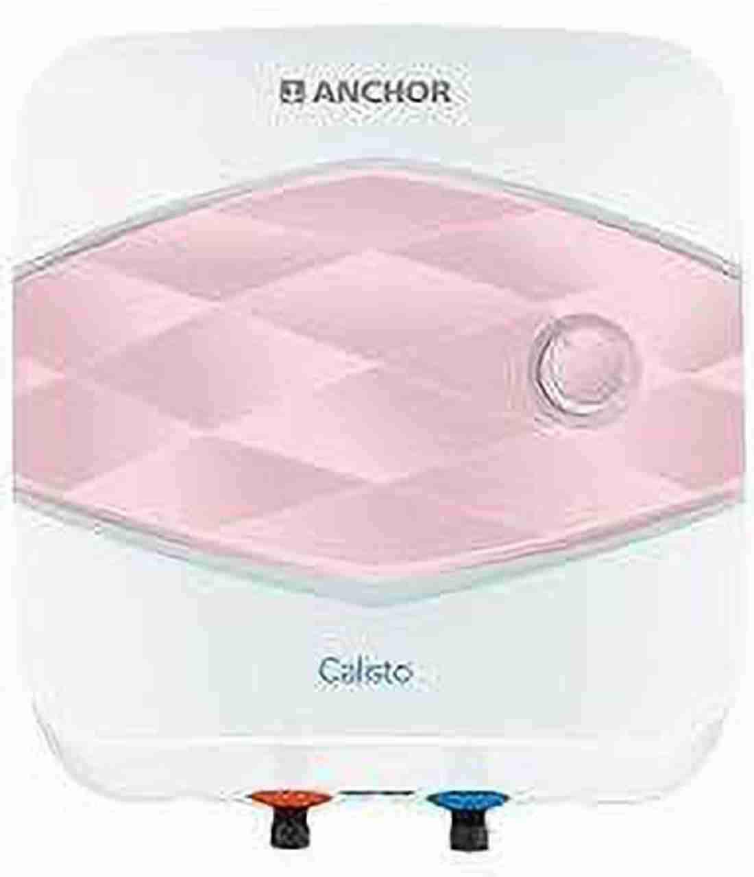 Anchor By Panasonic 15 L Storage Water Geyser (Calisto 25L Vertical Storage  Geyser with Glassline Inner Tank, WHITE-PINK) Price in India - Buy Anchor  By Panasonic 15 L Storage Water Geyser (Calisto