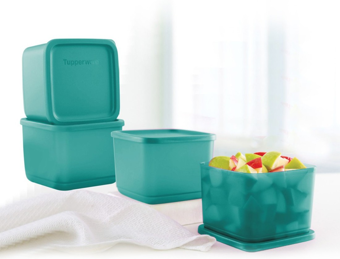 Tupperware Small Square Snack Containers Cubix 110ml 6pc