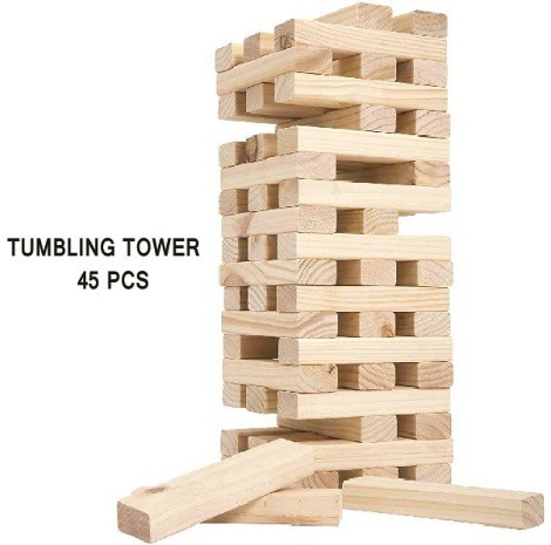 How To Play Jenga in Hindi, Wooden blocks game, Tumbling Tower