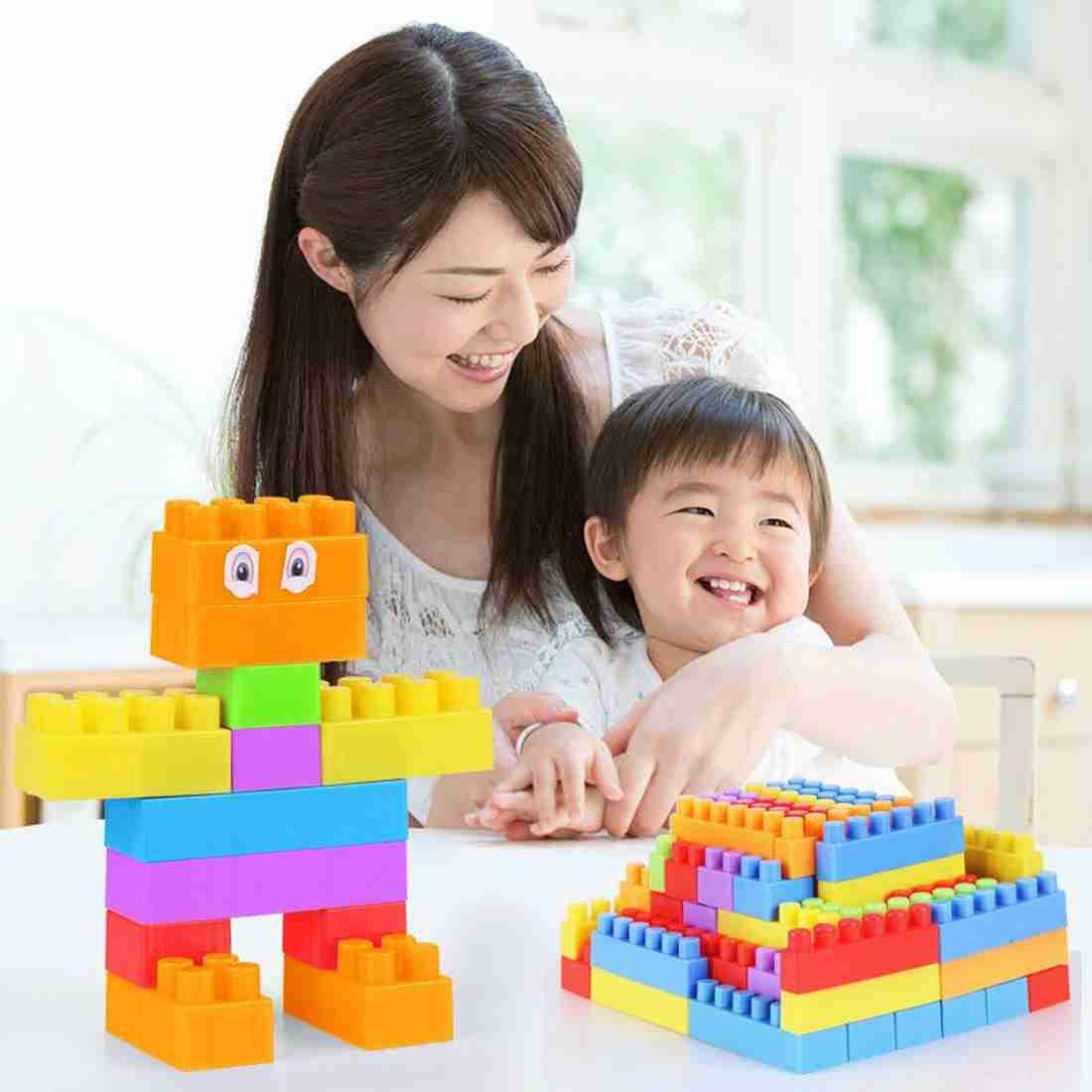 GREEN WAY BEST GIFT BABY TOY 100pcs (92 Pieces +8 Tyres) Building Blocks -  BEST GIFT BABY TOY 100pcs (92 Pieces +8 Tyres) Building Blocks . Buy KIDS  TOYS toys in India.