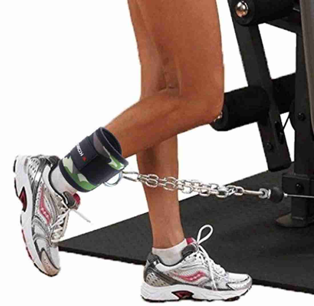 Ankle pulley cuff store attachment