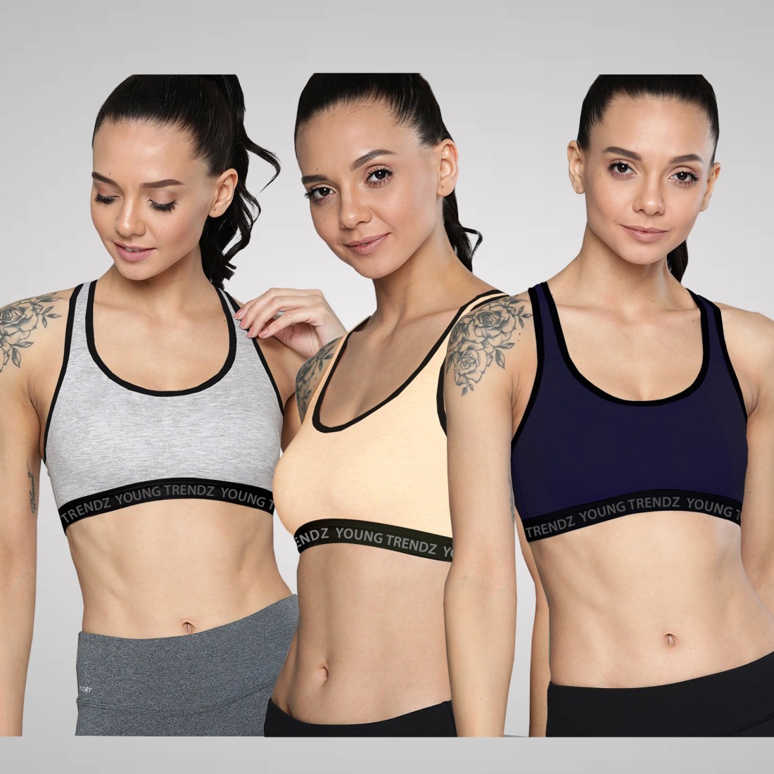 Young trendz Women Sports Non Padded Bra - Buy Young trendz Women Sports  Non Padded Bra Online at Best Prices in India