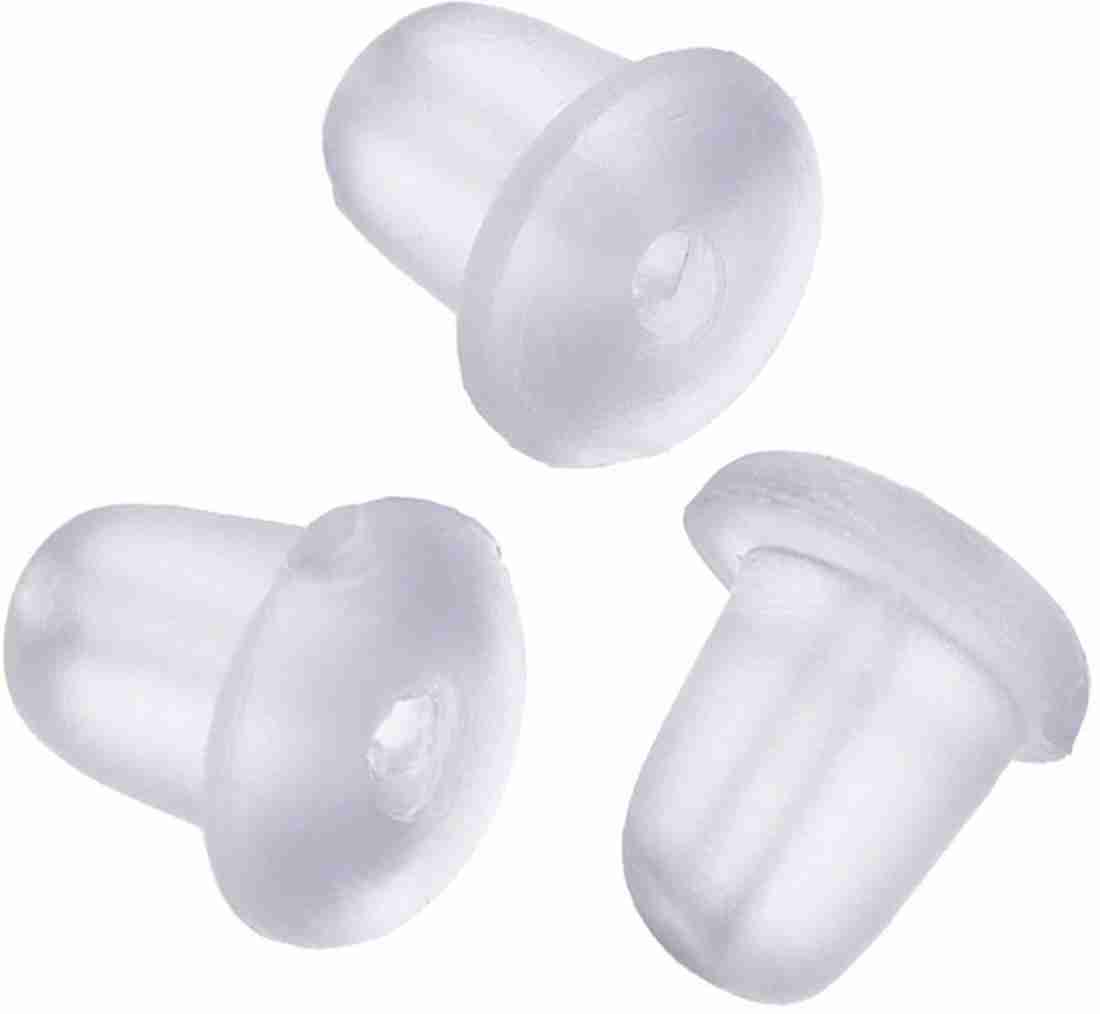 DIY Craft Earring Backs Rubber Earring Safety Backs Stoppers, Clear - Earring  Backs Rubber Earring Safety Backs Stoppers, Clear . shop for DIY Craft  products in India.