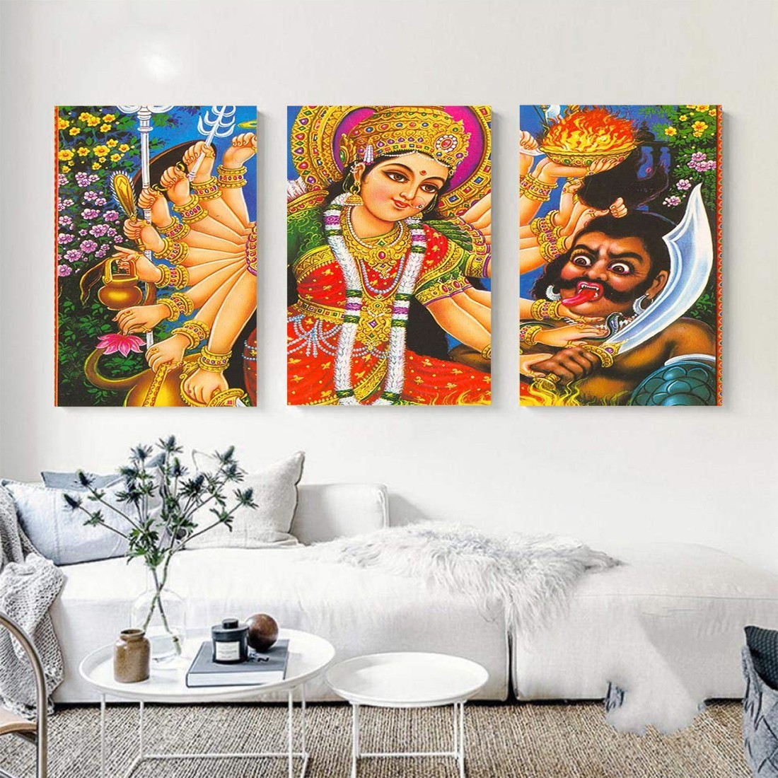 Decorative Framed Canvas Wall Art Decoration sherawali maa Digital Print  Poster N&WCP-11978 Canvas Art - Religious posters in India - Buy art, film,  design, movie, music, nature and educational paintings/wallpapers at