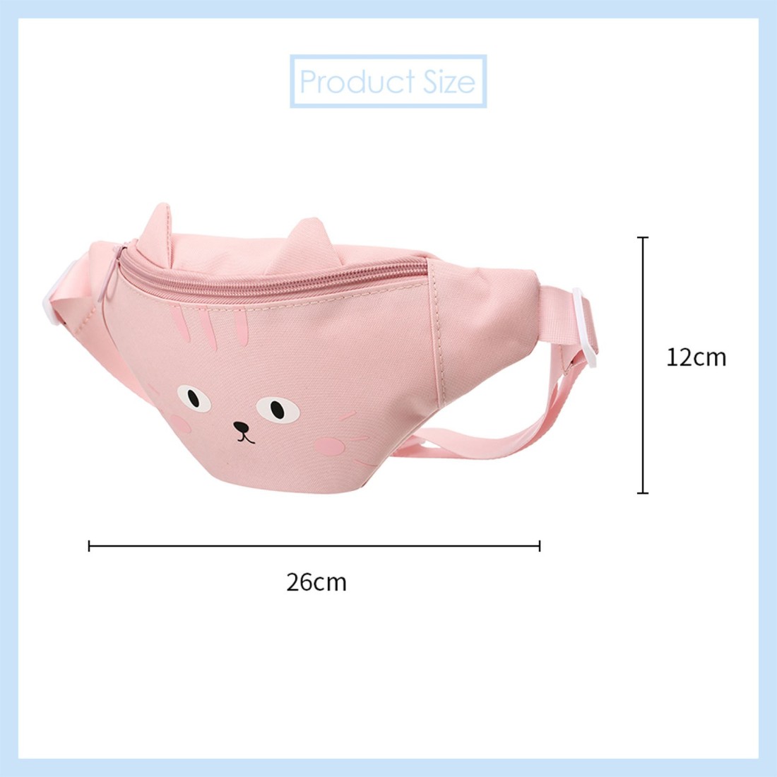 Miniso Sport Pink Running Women Slim Fanny Pack Adjustable Belt w/Bottle  Holder