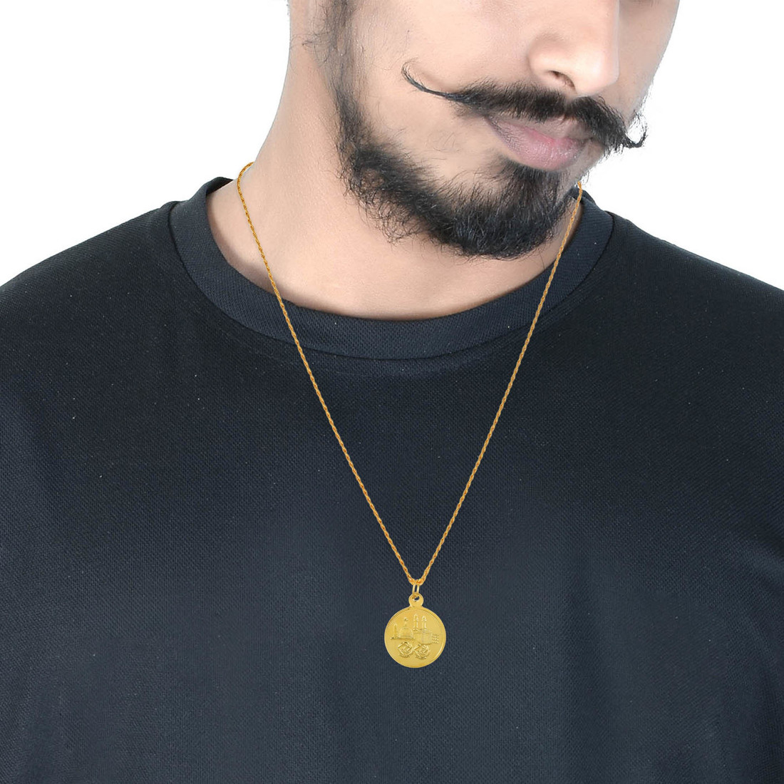 Coin shaped pendant online