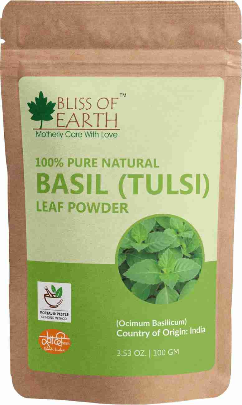 100 Pure Natural Basil Powder Tulsi Leaf Powder