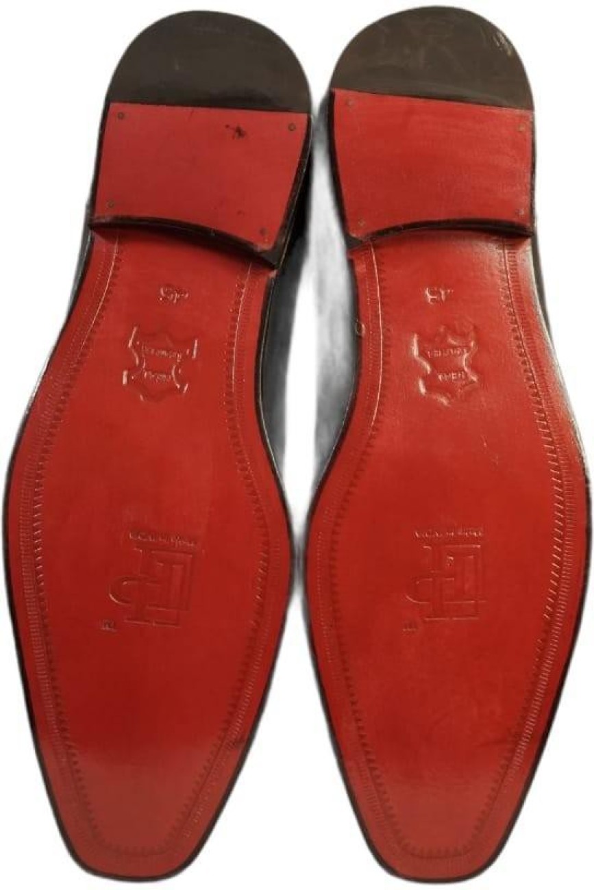 Genuine leather clearance sole shoes