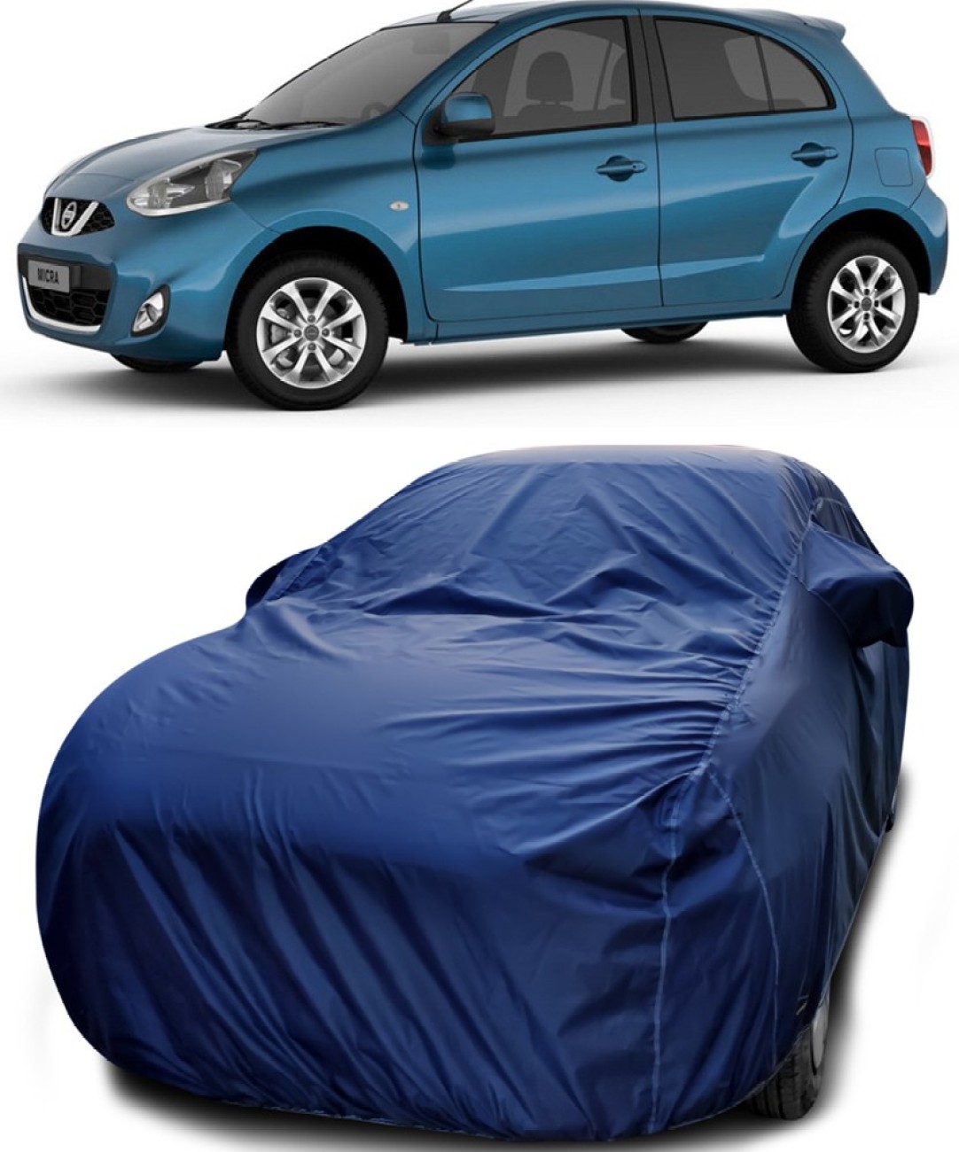 Dvis Car Cover For Nissan Micra (With Mirror Pockets) Price in