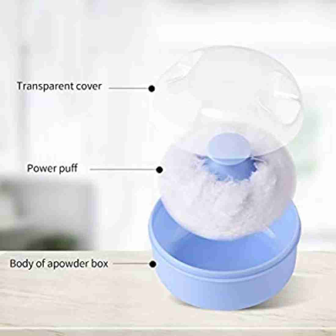 BEAUTRISTRO Premium Powder Puff With Powder Storage Powder Case