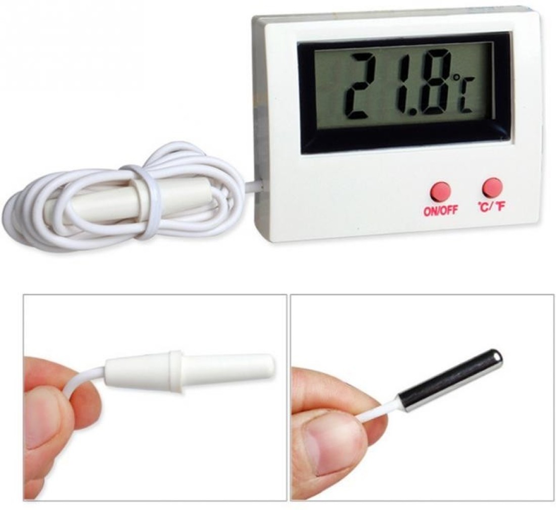 HT-5 Digital Electronic Water Thermometer with Probe For Aquarium Fish Tank  New