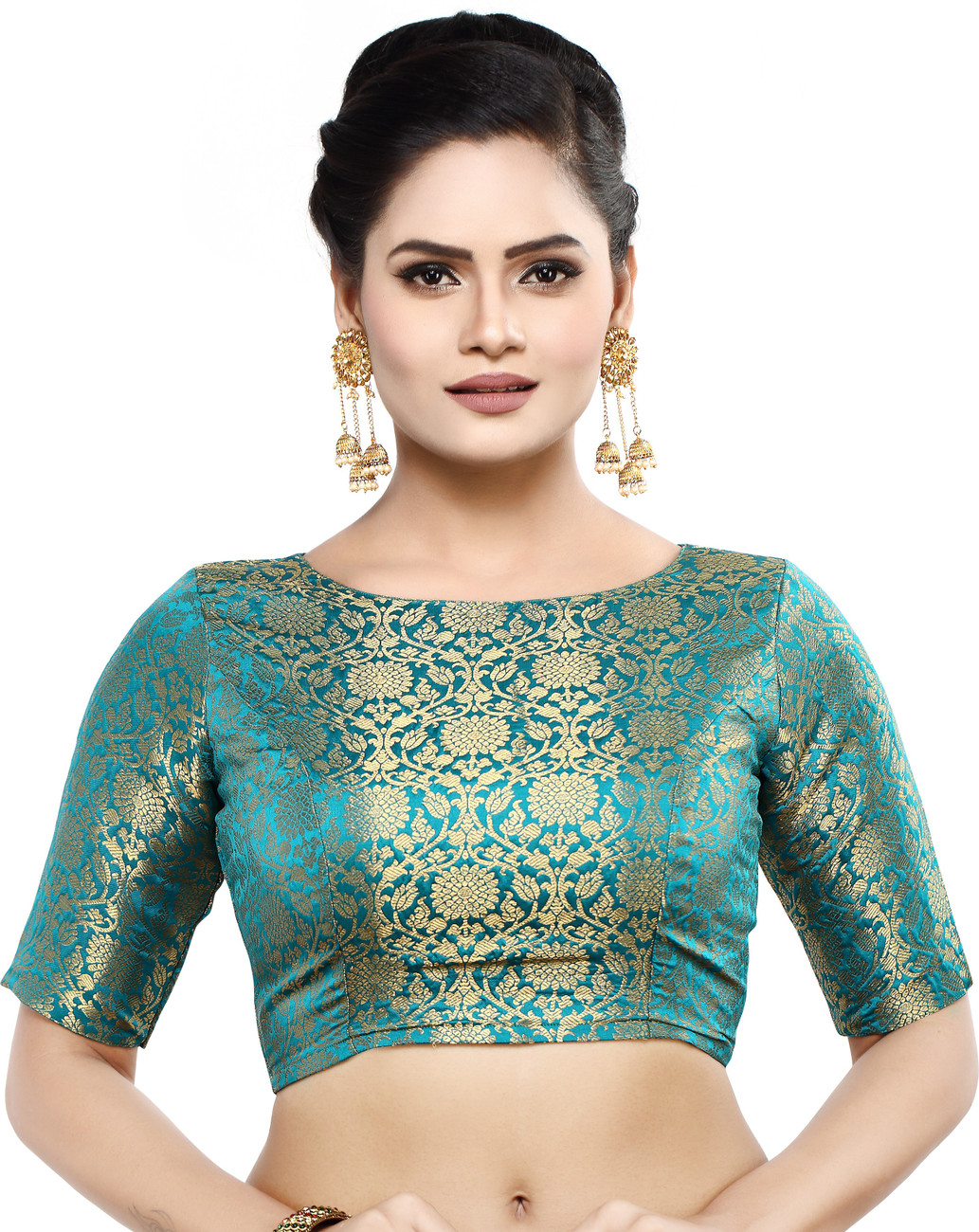 Boat neck gala blouse shop