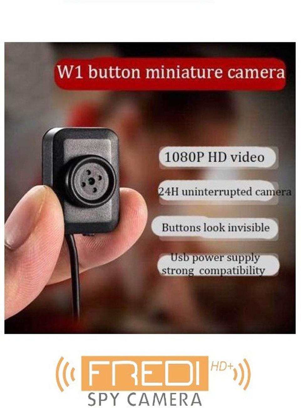 1080p usb spy button camera for 24 hours long recording sales