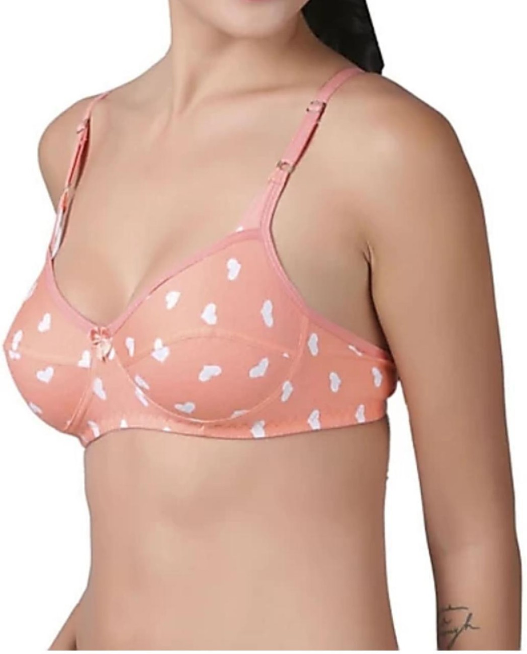Buy Women's X-Lady Hosiery Cotton Heart Print Dil Bra for Women Girls -  Women's Innerwear, Women's Everyday Bras (Pack of 3) Online In India At  Discounted Prices