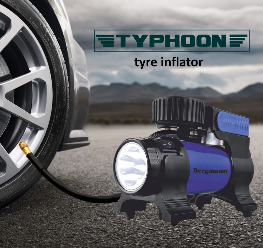 Bergmann typhoon car best sale tyre inflator flipkart
