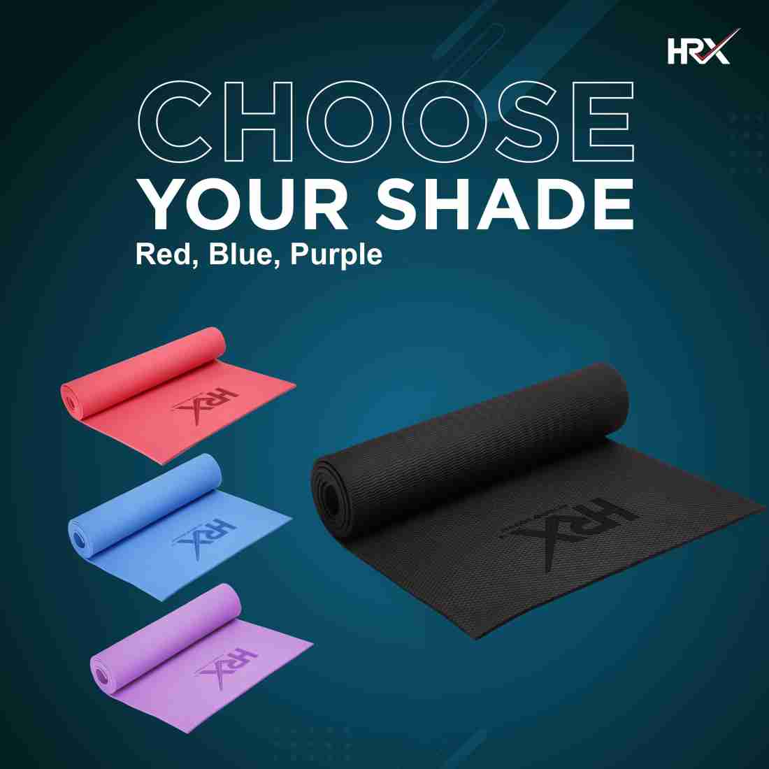 Buy Hrx Eva Anti-Slip Yoga Mat With Carry Bag, 6 Mm Online at Best Prices  in India - JioMart.